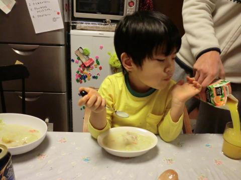 チビも大好き、シチュー