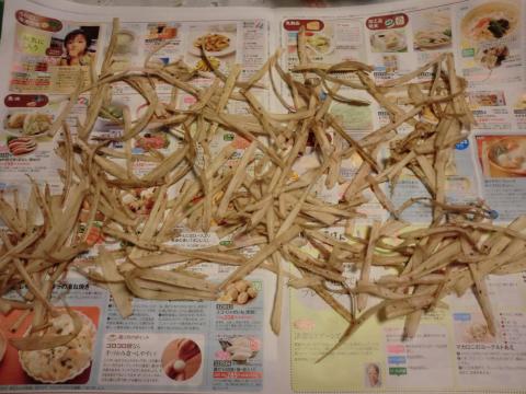 乾燥させます。