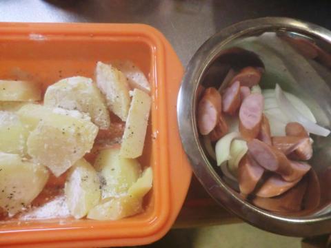 ジャーマンポテトの材料