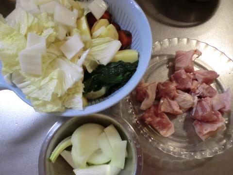 シチューの材料