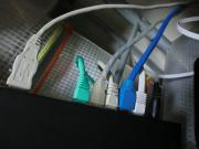 一番左がプリンターのUSB