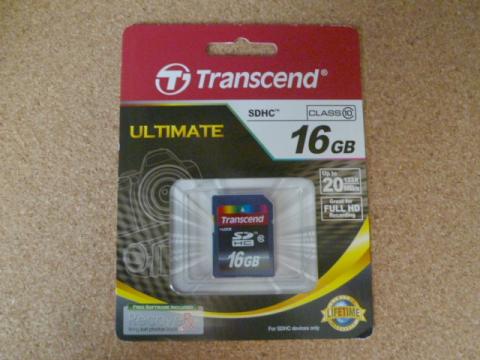 Transcend SDHCカード 16GB Class10