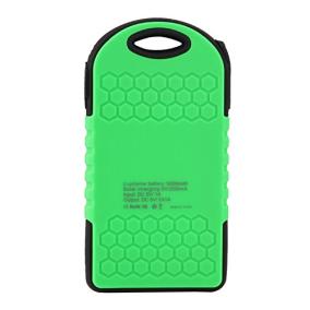 Soyan 防水 防塵 耐衝撃アウトドア向け モバイルバッテリー ソーラーバッテリー 大容量100mah スマートフォン スマホ 対応 Ledライト付 リチウムイオンポリマーバッテリー グリーン 並行輸入品 ジグソー レビューメディア