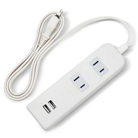 Saybour Usb 付きタップ小型 外出 旅行 電源タップ 雷ガード 節電タップ おしゃれ省エネacコンセントled Pse認証済 2ac 2usb 延長コード 1m ホワイト ジグソー レビューメディア