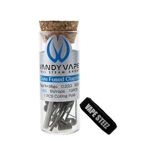 爆煙御用達いかついコイル 電子タバコ コイル Vandyvape製 交換コイル Quad Core Fused Clapton Coil 28ga 4 38ga Ni80 10個入 Vapesteezオリジナルバンド付きのレビュー ジグソー レビューメディア