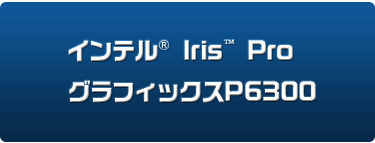 インテル® Iris™ Pro グラフィックスP6300